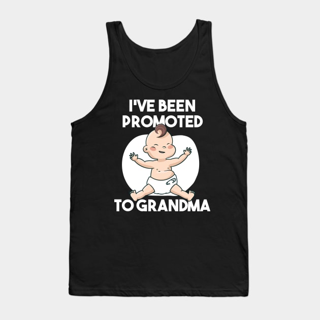 Promoted to Grandma Tank Top by Black Phoenix Designs